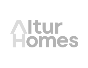 Altur Homes logo gris
